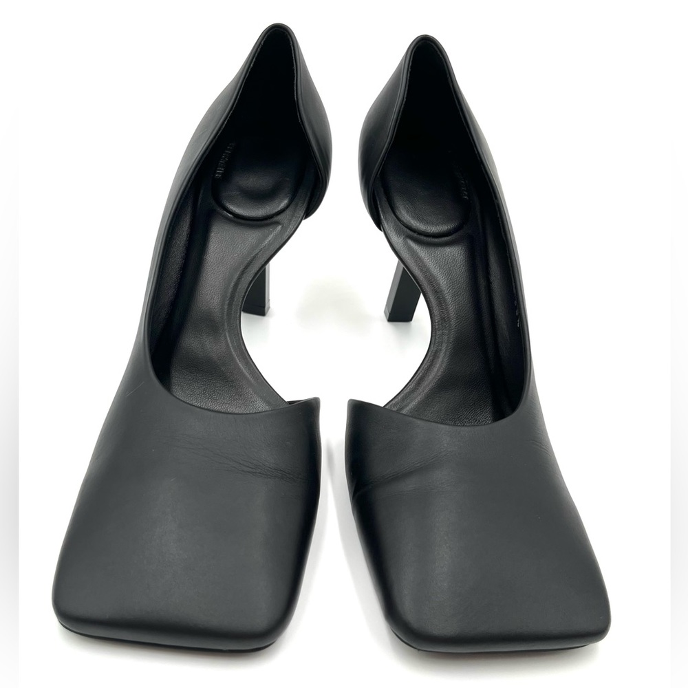 BALENCIAGA Void square-toe leather d'Orsay pumps - Picture 5 of 10